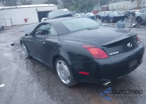 2003 Lexus Sc 430 z USA, uszkodzony, nr VIN JTHFN48YX30037007